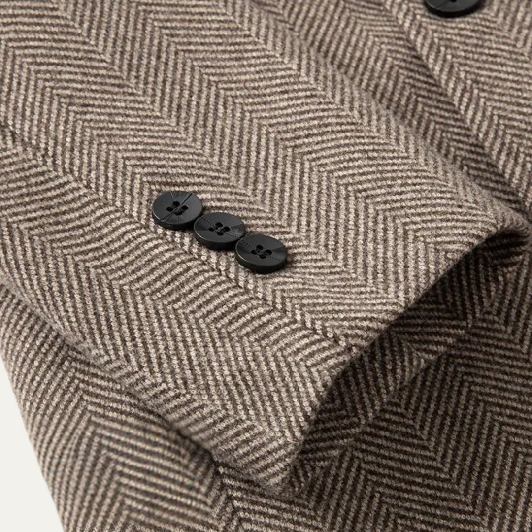 Mens Wool Blend Overcoat Slim Fit