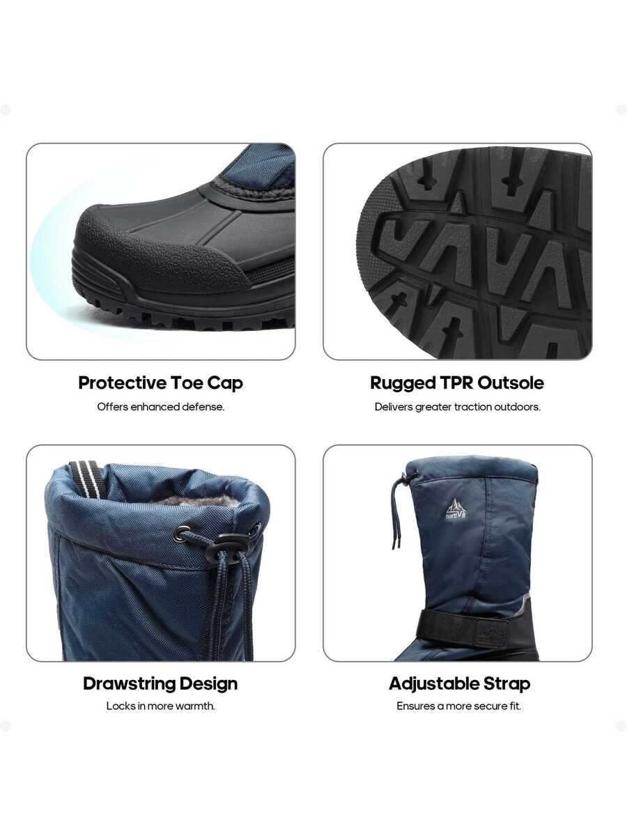 Unisex Waterproof Winter Boots Insulated Durable