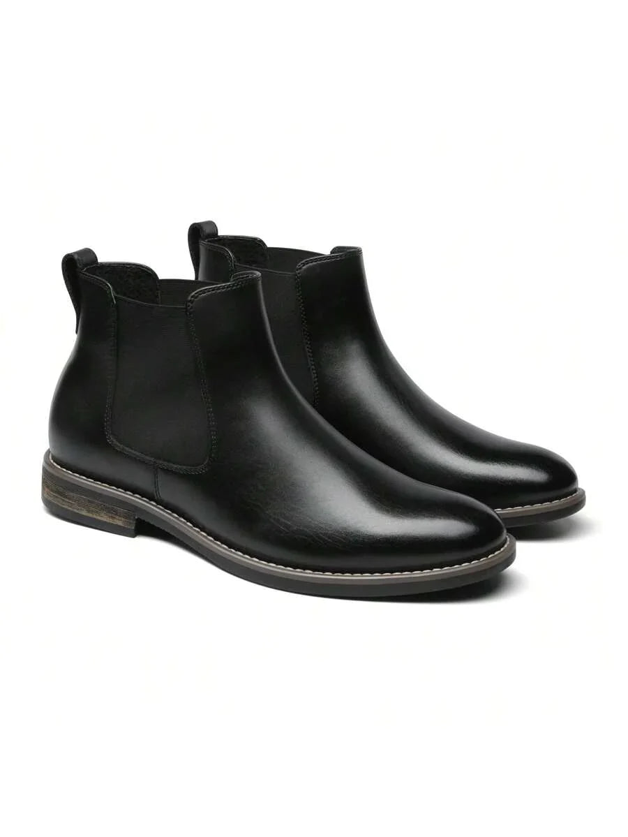 Unisex Chelsea Boots Suede Slip-On
