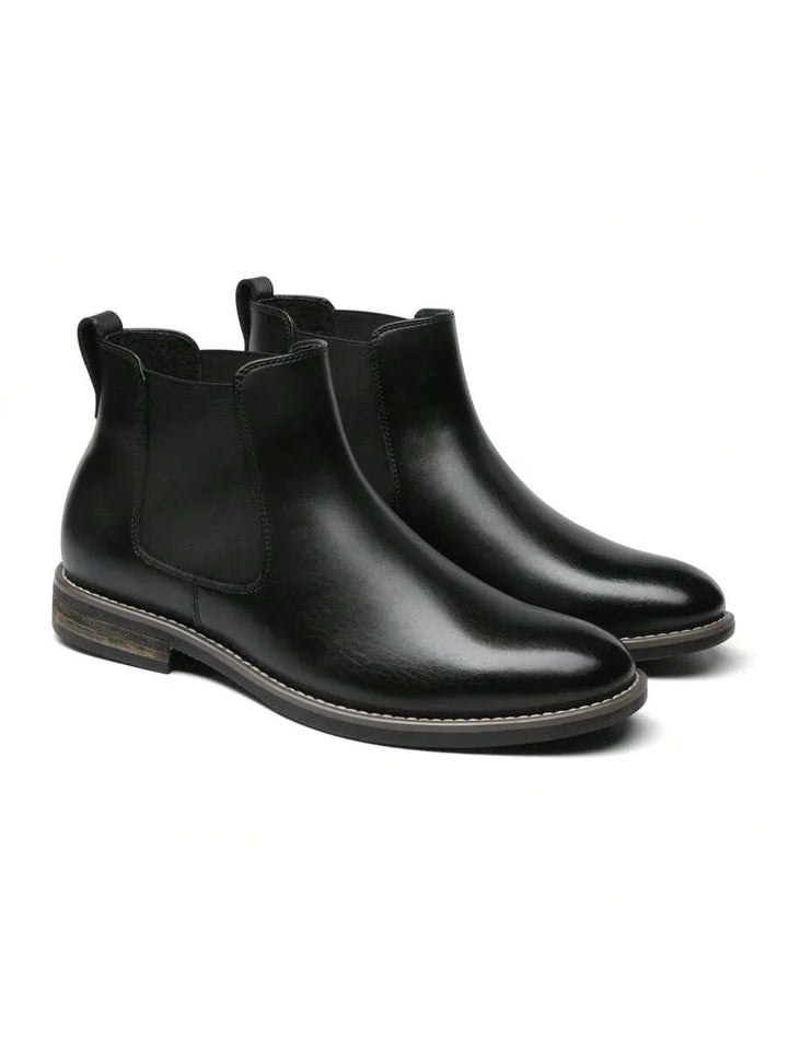 Unisex Chelsea Boots Suede Slip-On