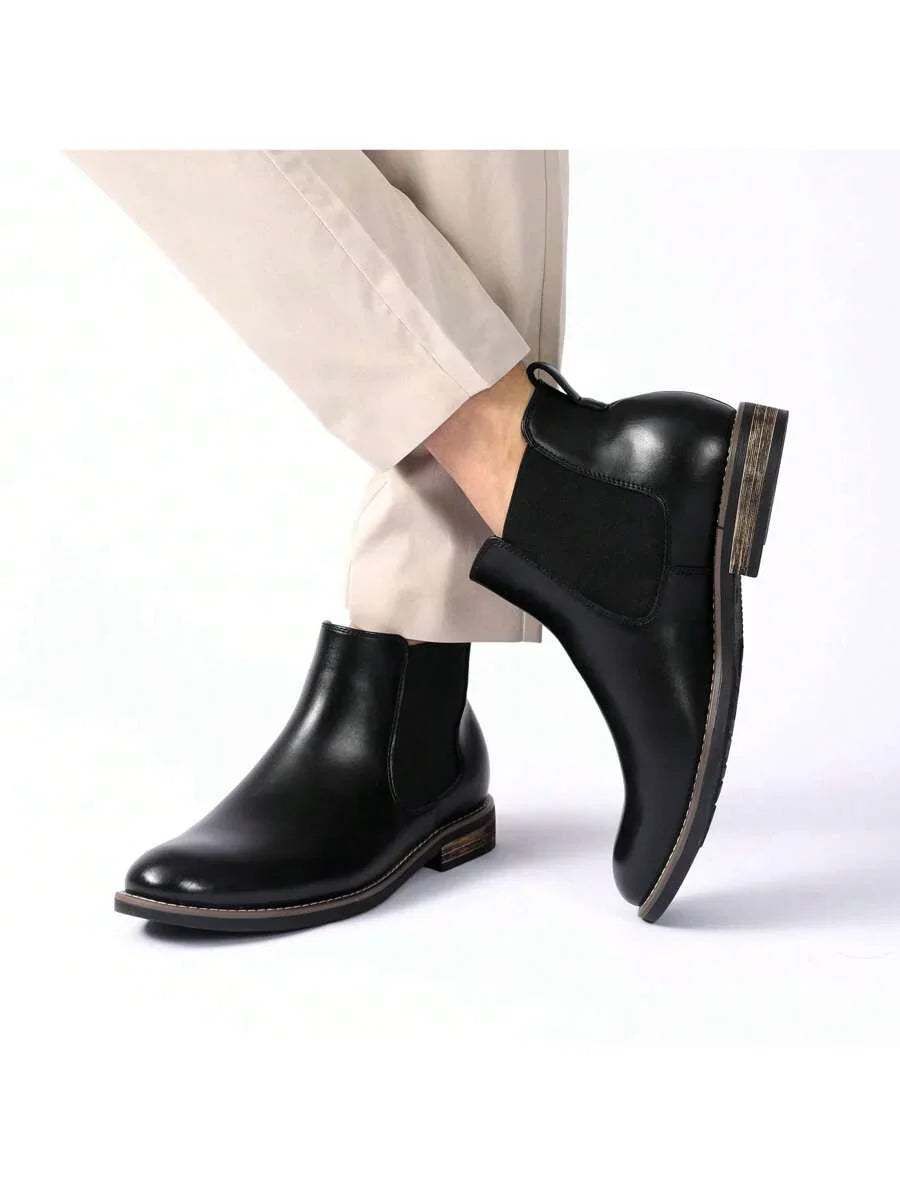 Unisex Chelsea Boots Suede Slip-On