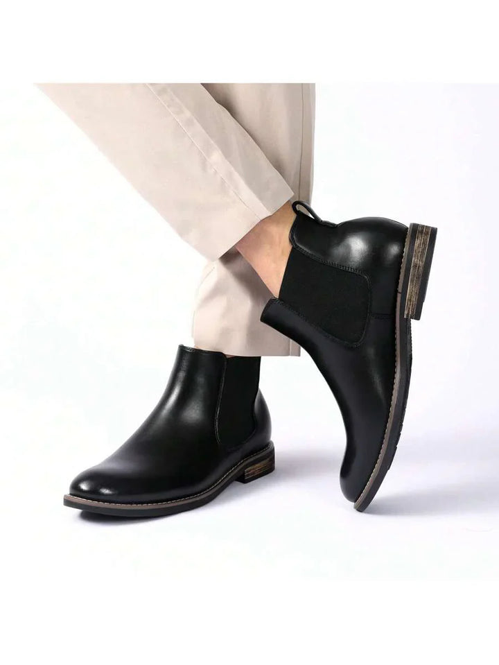 Unisex Chelsea Boots Suede Slip-On