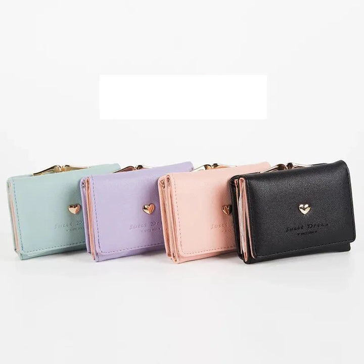 Womens Mini Organizer Wallet Compact Slim Design