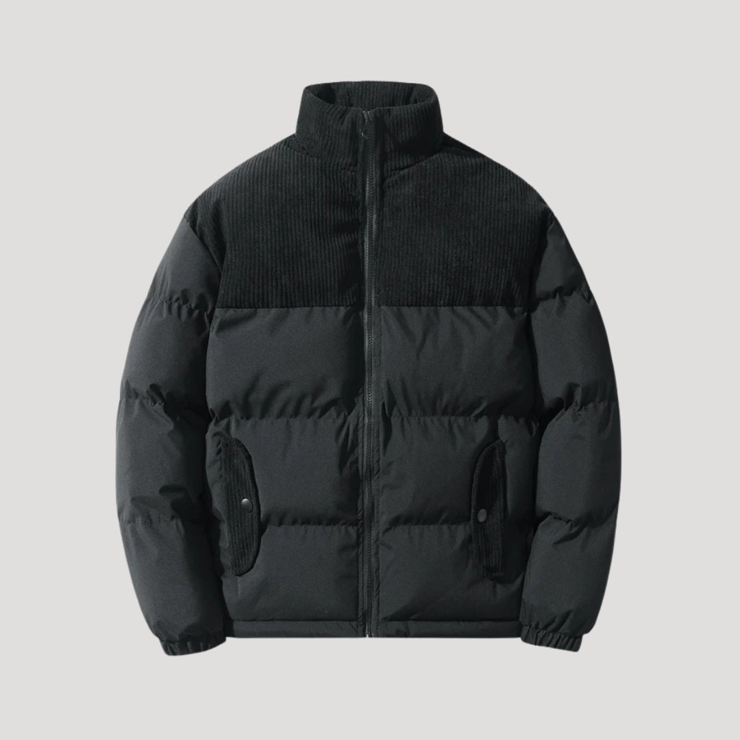 Womens Quilted Puffer Coat Insulated Warm Fit - BritishMode