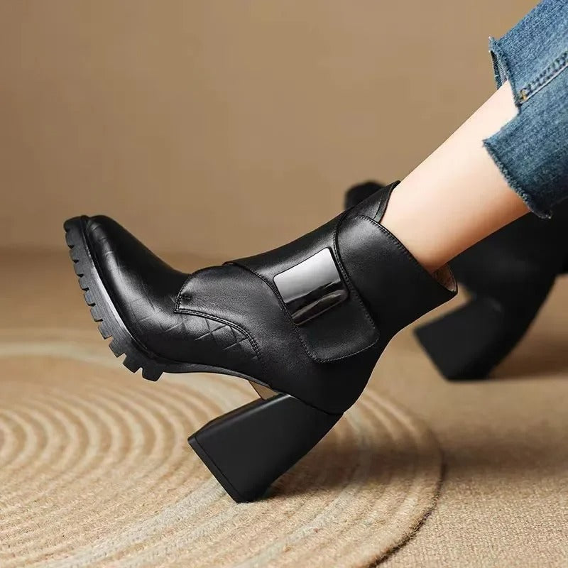 Mens Leather Boots Classic Fit - BritishMode