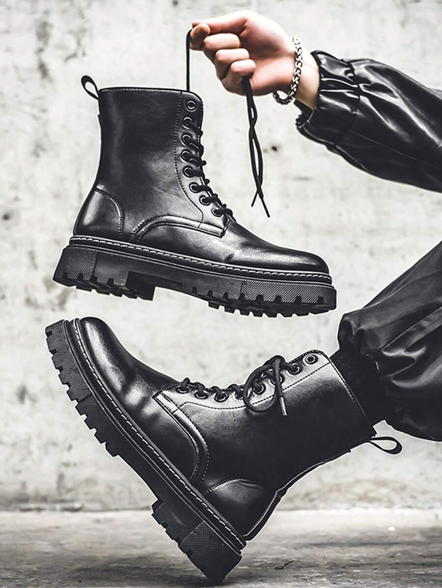 Unisex Orthopedic High Top Boots with Side Zipper Comfortable Fit