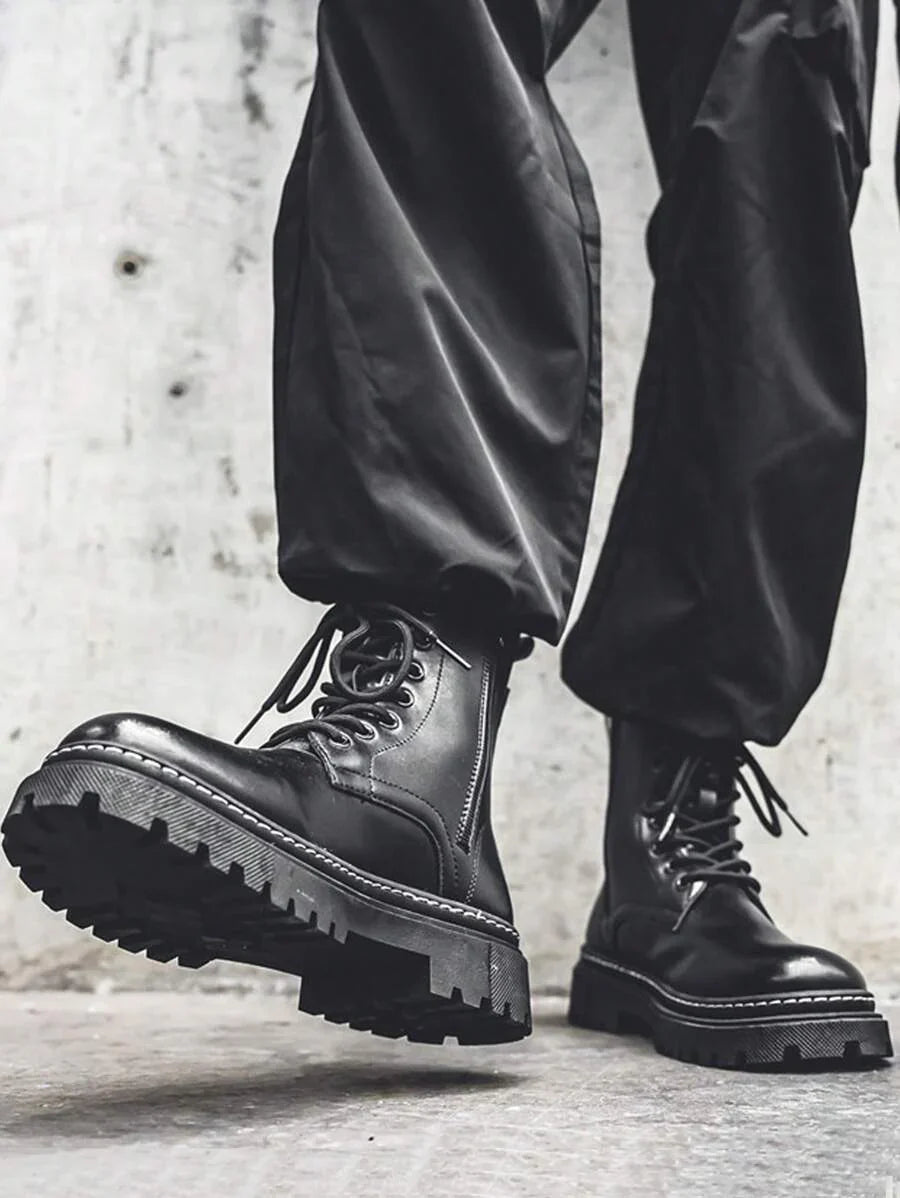 Unisex Orthopedic High Top Boots with Side Zipper Comfortable Fit