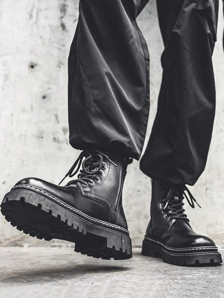 Unisex Orthopedic High Top Boots with Side Zipper Comfortable Fit