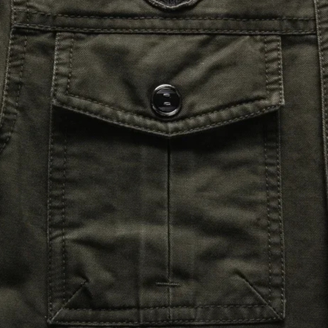 Mens Casual Military Cargo Tactical Jacket