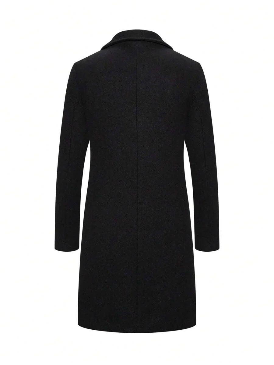 Mens Wool Overcoat Classic Fit