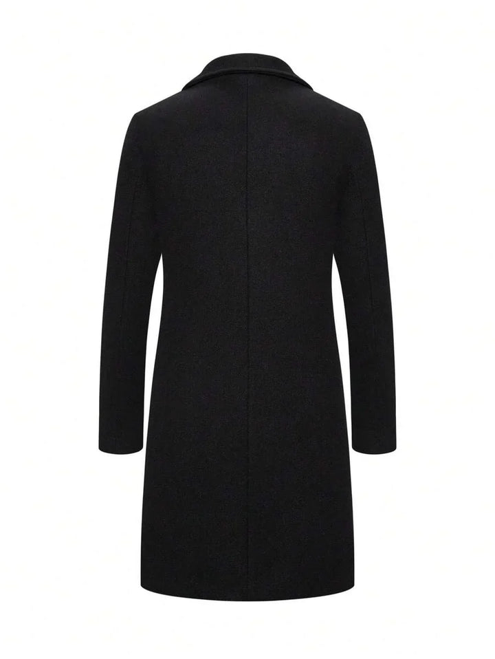 Mens Wool Overcoat Classic Fit