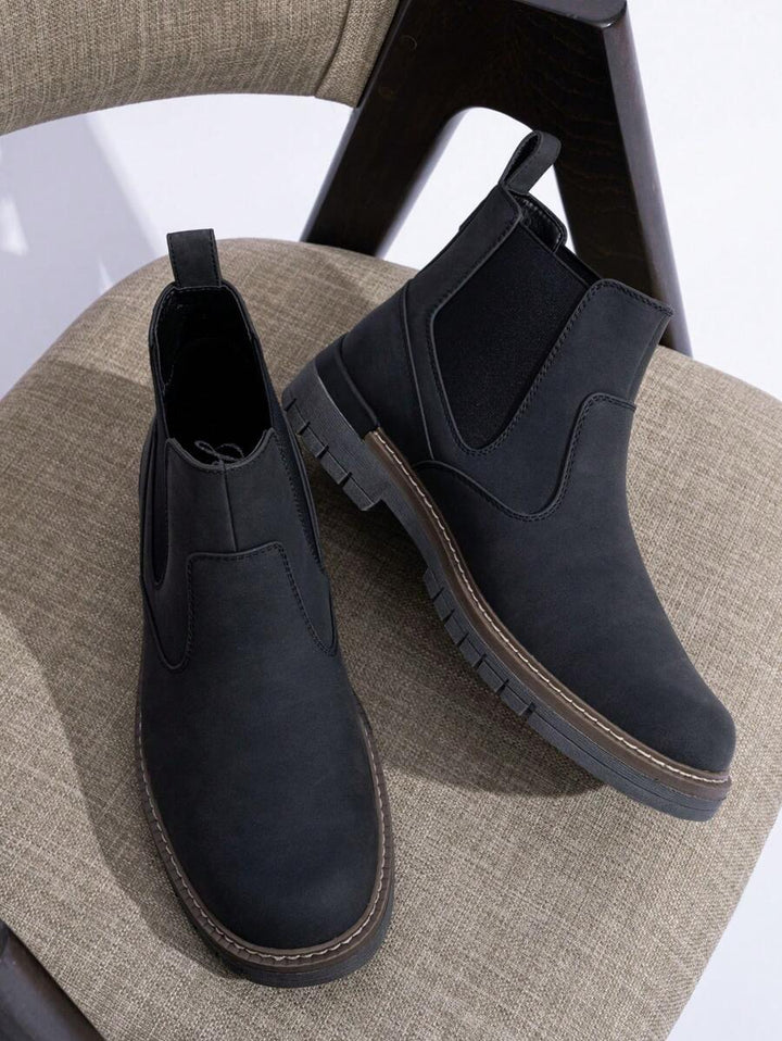 Unisex Chelsea Boots Chunky Sole Durable