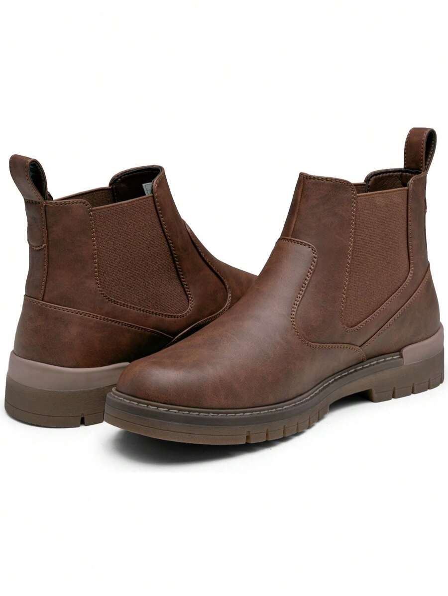 Unisex Chelsea Boots Chunky Sole Durable