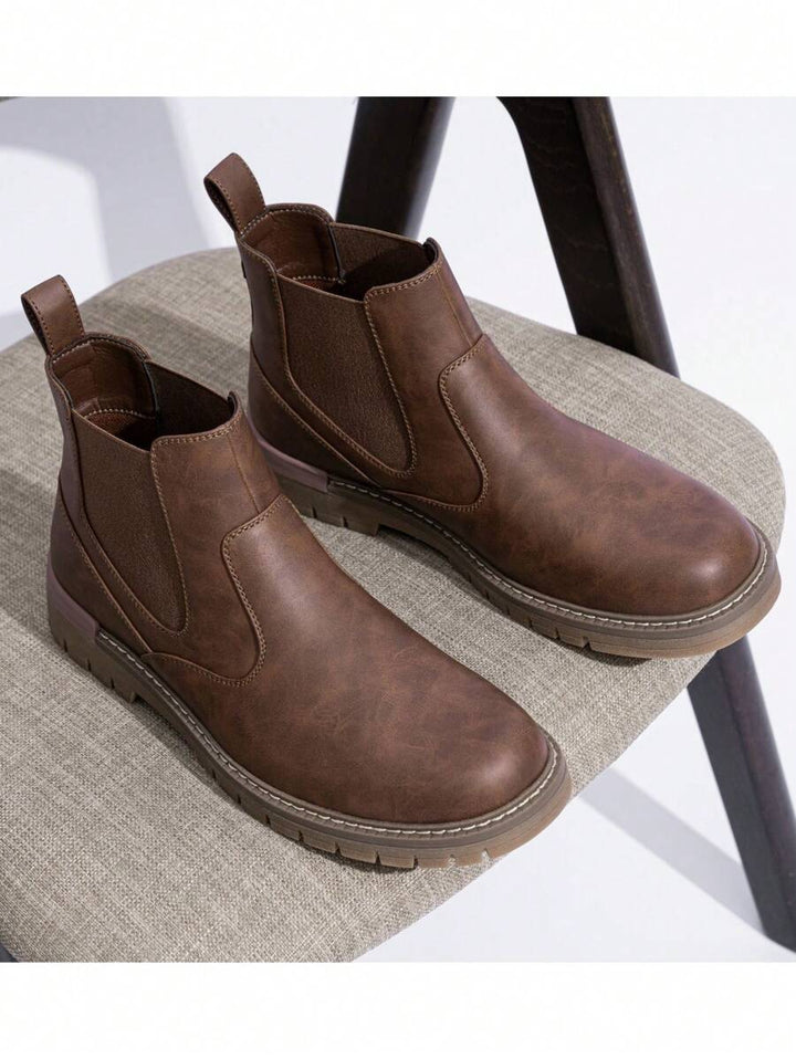 Unisex Chelsea Boots Chunky Sole Durable