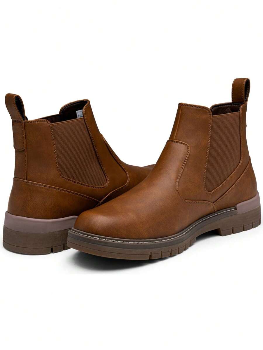 Unisex Chelsea Boots Chunky Sole Durable