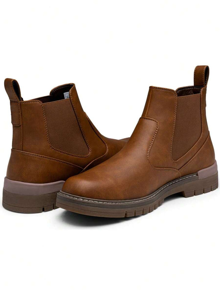 Unisex Chelsea Boots Chunky Sole Durable