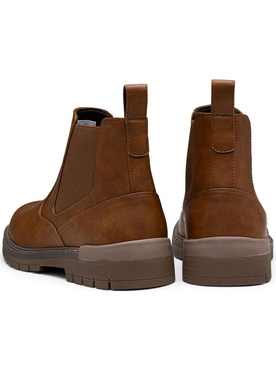 Unisex Chelsea Boots Chunky Sole Durable