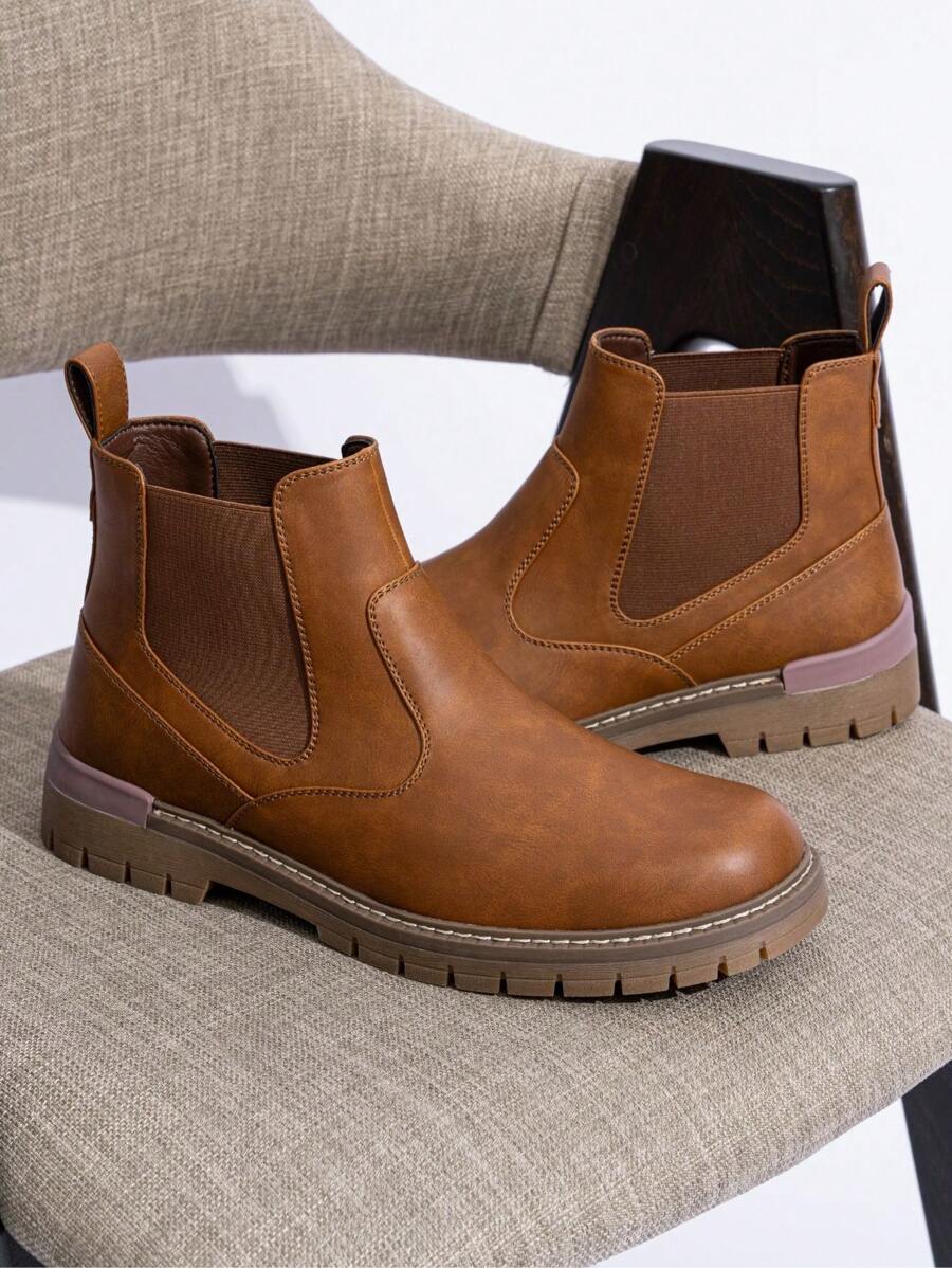 Unisex Chelsea Boots Chunky Sole Durable