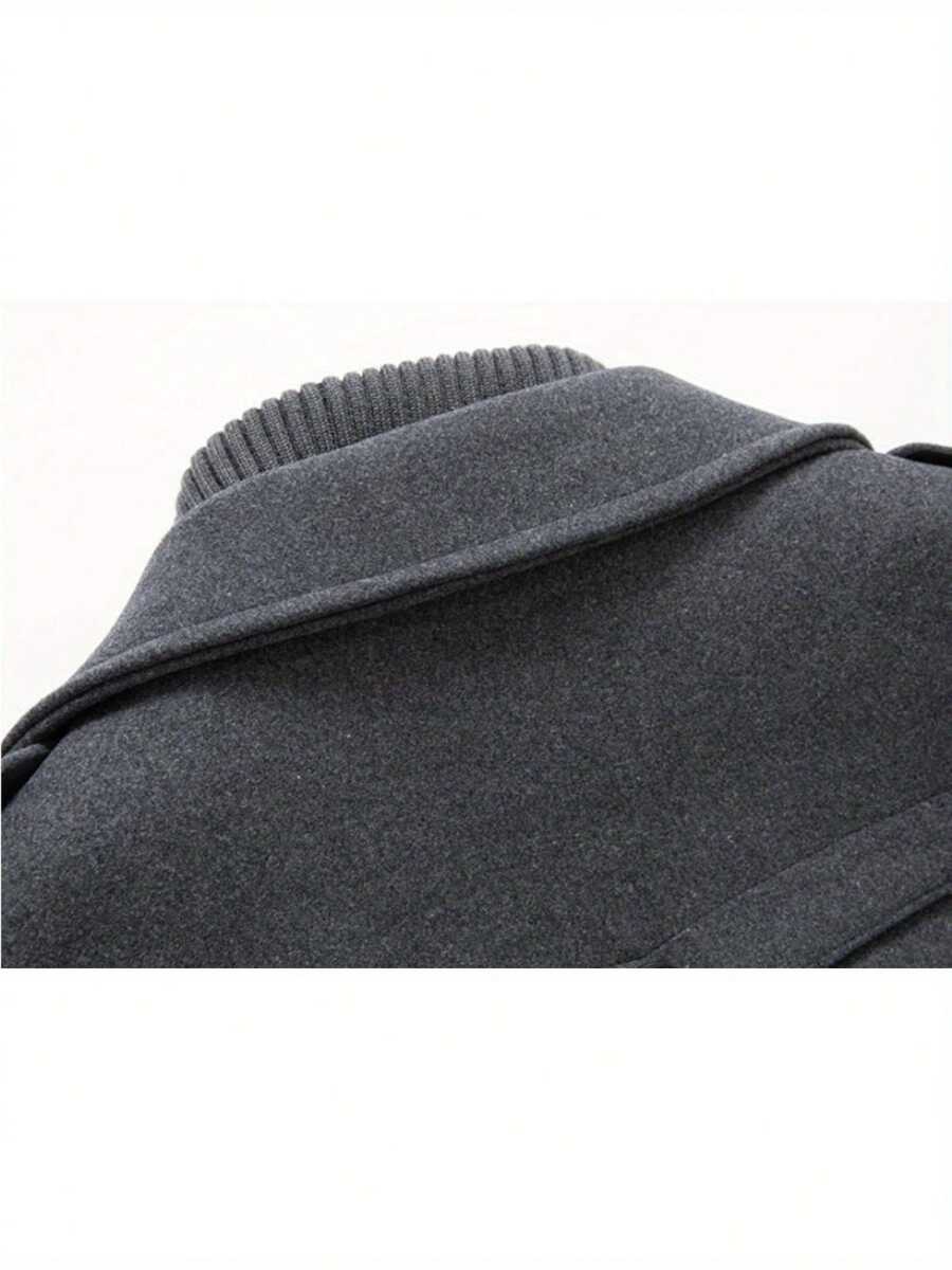 Mens Slim Wool Business Coat