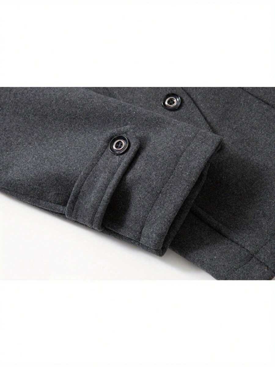 Mens Slim Wool Business Coat