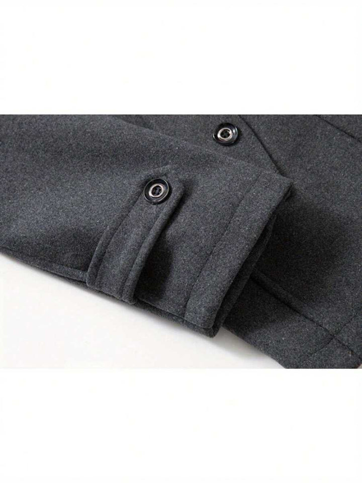Mens Slim Wool Business Coat