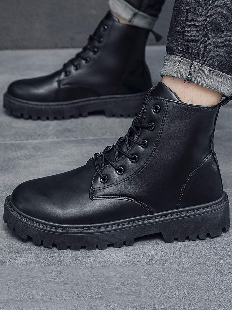 Unisex Orthopedic High Top Boots with Side Zipper Comfortable Fit