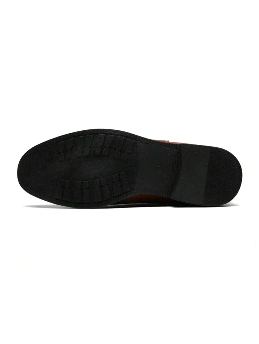 Unisex Chelsea Boots Suede Slip-On