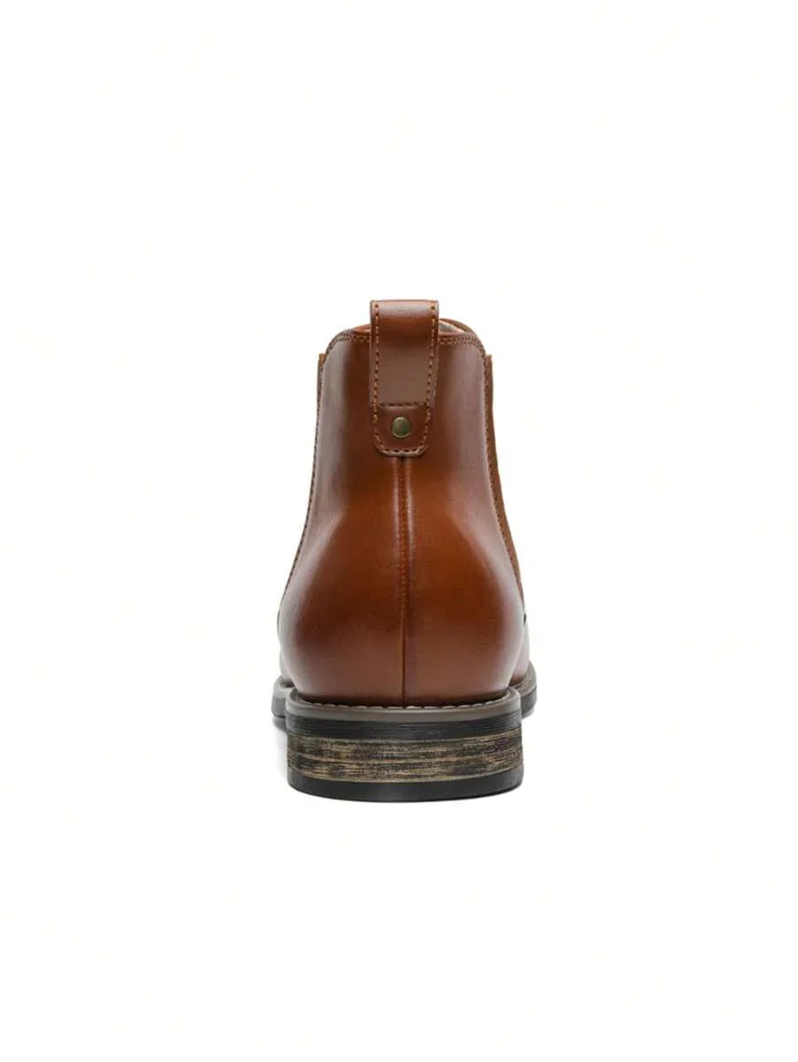 Unisex Chelsea Boots Suede Slip-On