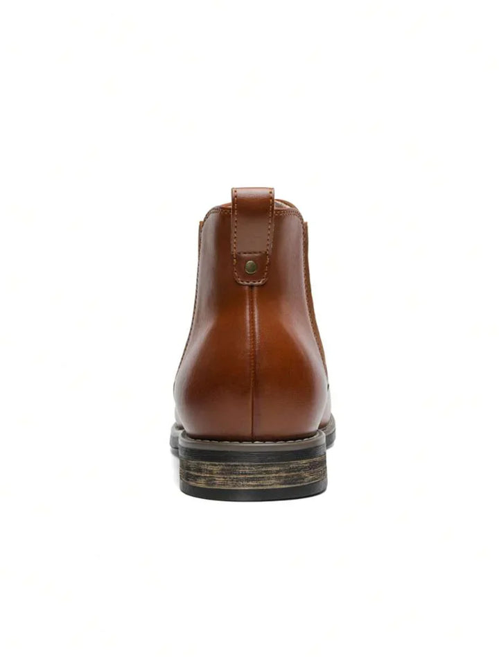 Unisex Chelsea Boots Suede Slip-On
