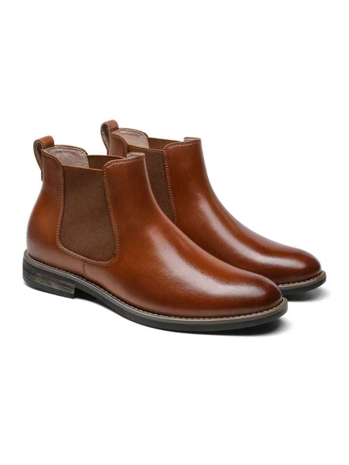 Unisex Chelsea Boots Suede Slip-On