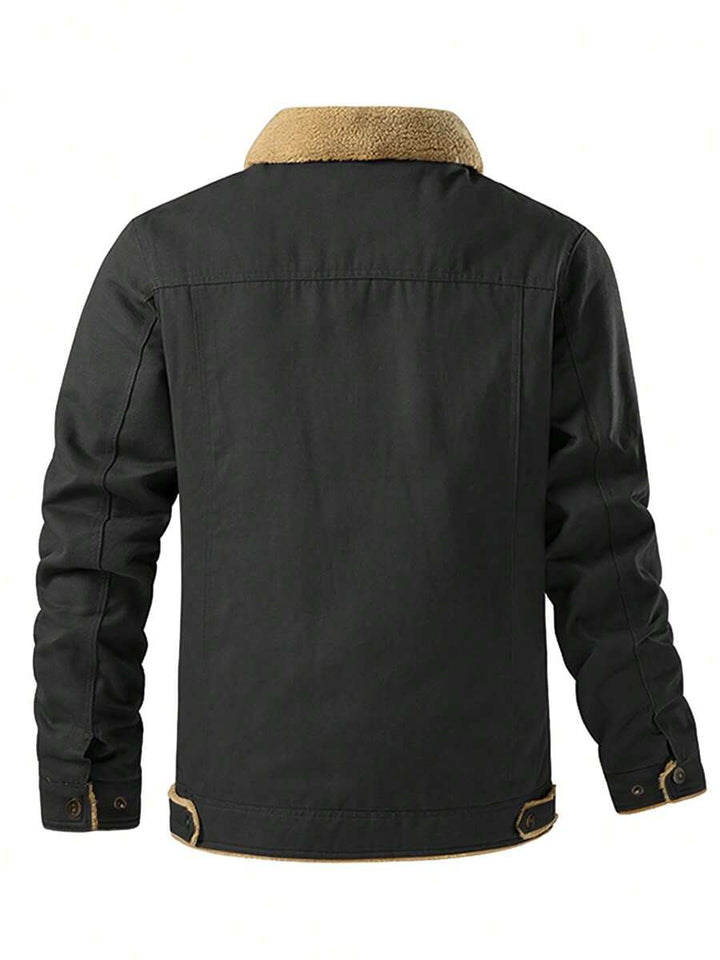 Unisex Thermal Bomber Coat Insulated Warm Fit
