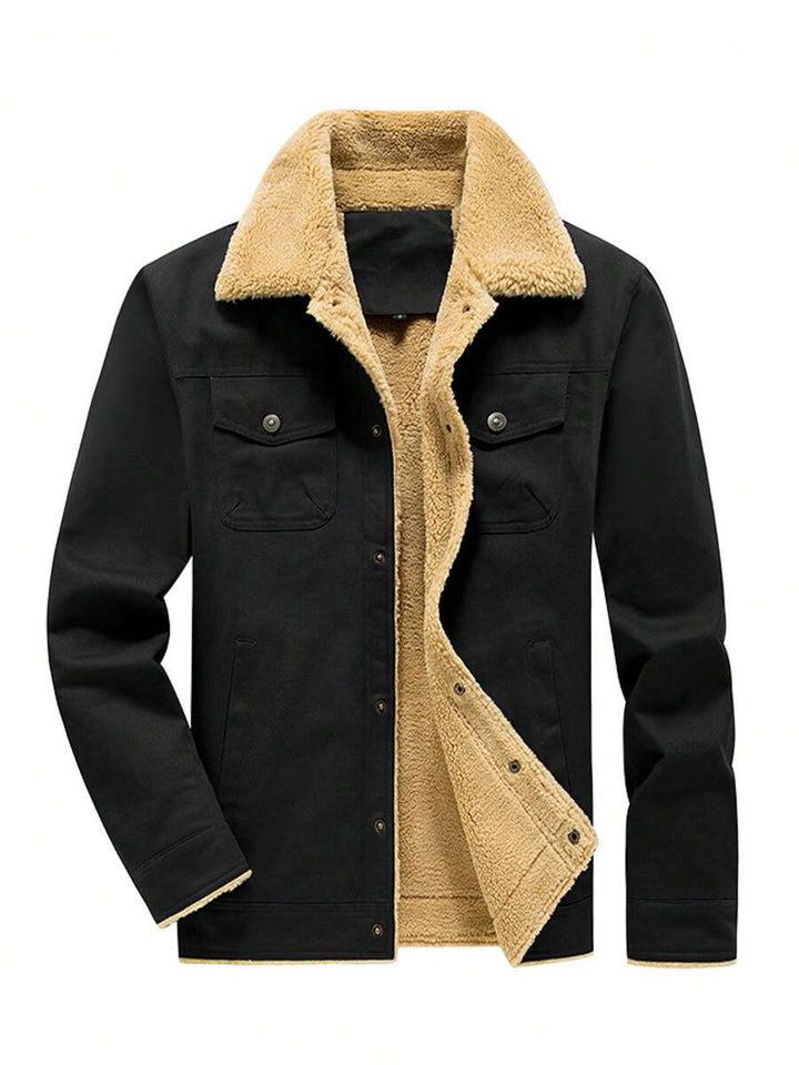 Unisex Thermal Bomber Coat Insulated Warm Fit