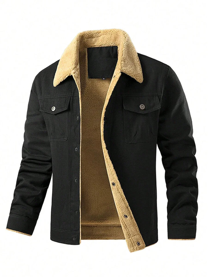 Unisex Thermal Bomber Coat Insulated Warm Fit