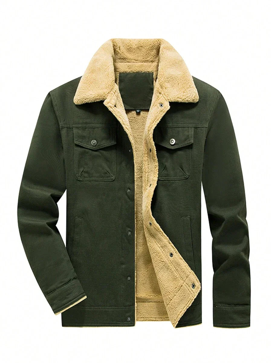 Unisex Thermal Bomber Coat Insulated Warm Fit