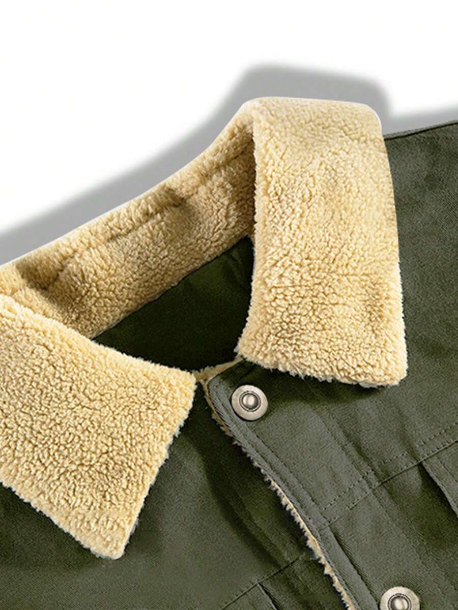 Unisex Thermal Bomber Coat Insulated Warm Fit