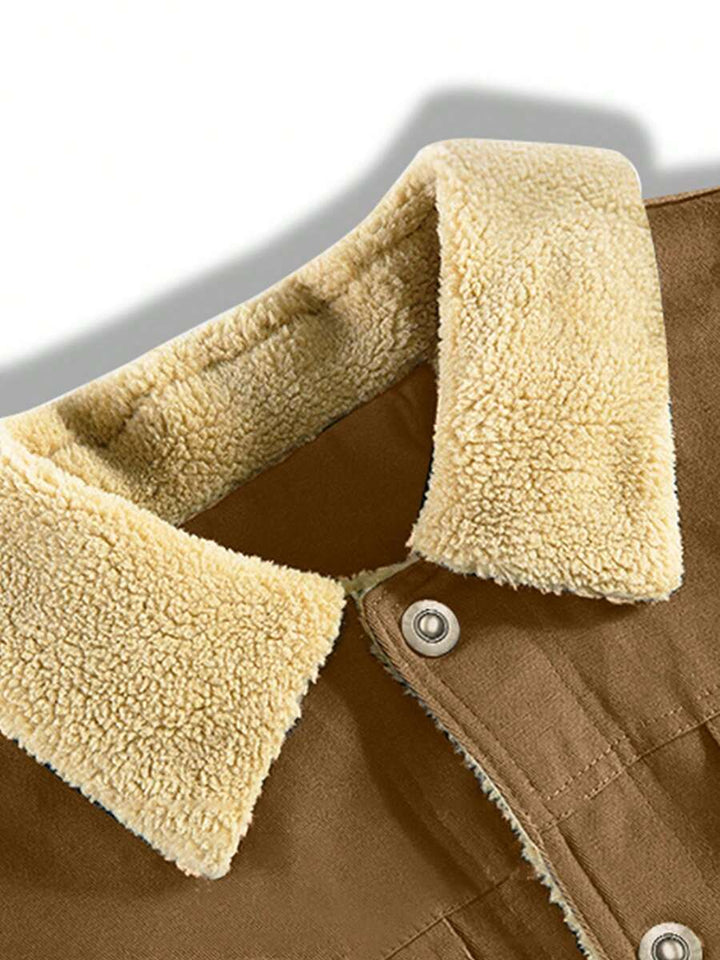 Unisex Thermal Bomber Coat Insulated Warm Fit