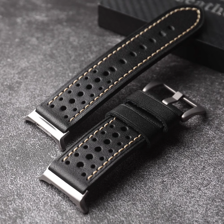 Unisex Leather Sport Strap Classic Fit for Samsung Watch Ultra