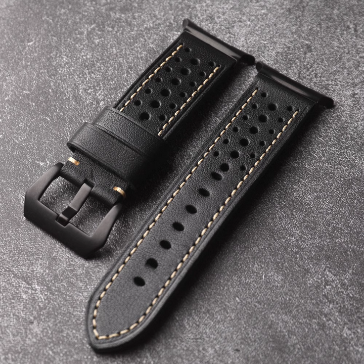Unisex Leather Sport Strap Classic Fit for Samsung Watch Ultra - BritishMode