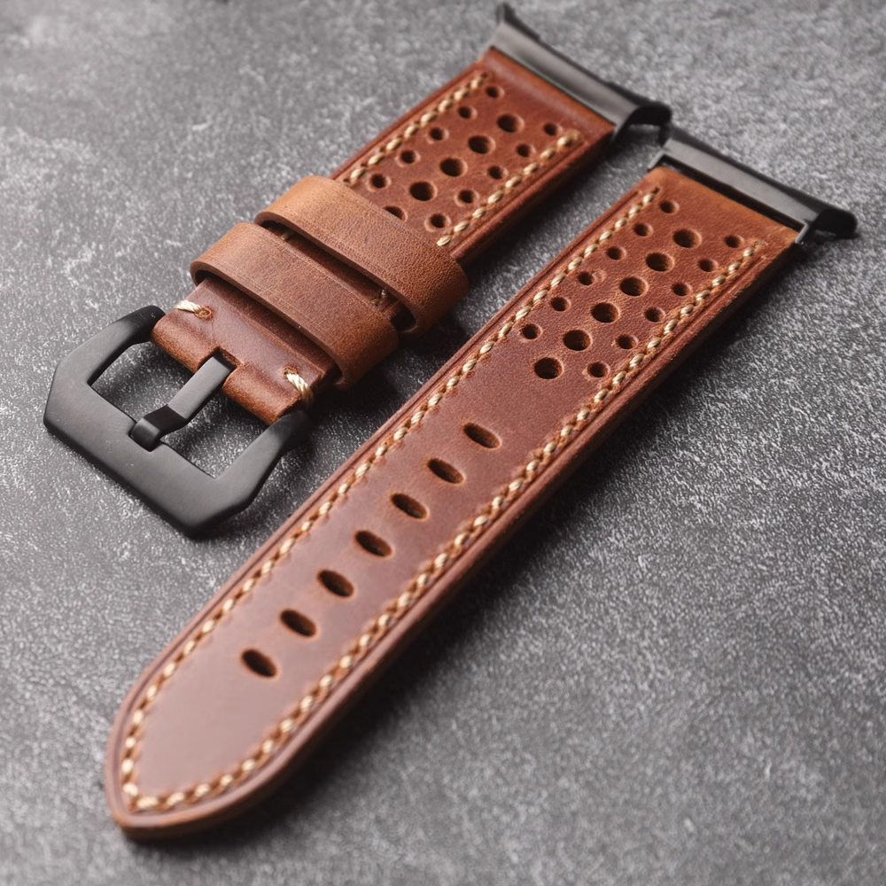 Unisex Leather Sport Strap Classic Fit for Samsung Watch Ultra