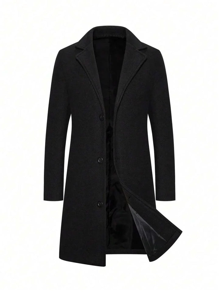 Mens Wool Overcoat Classic Fit - BritishMode
