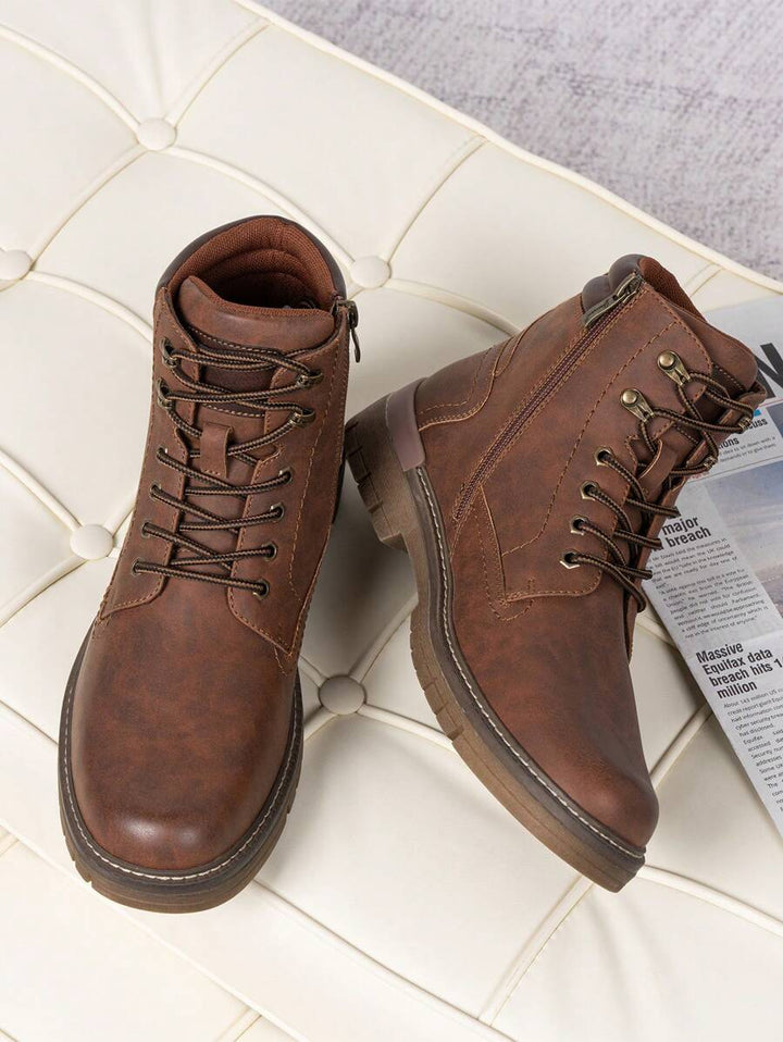 Unisex Orthopedic Hiking Boots with Side Zipper - BritishMode