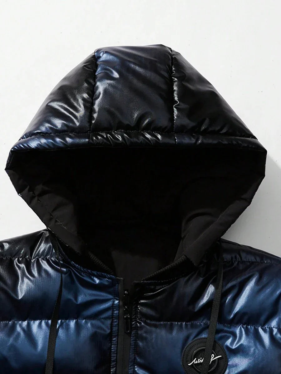 Womens Padded Coat with Hooded Design