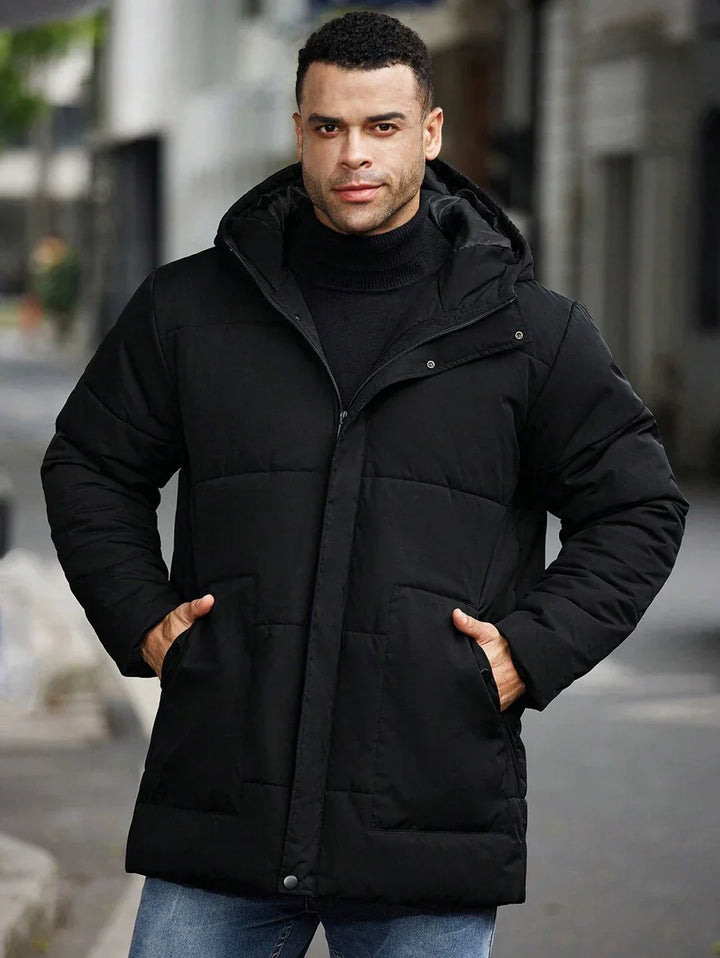 Unisex Padded Jacket with Hooded Design