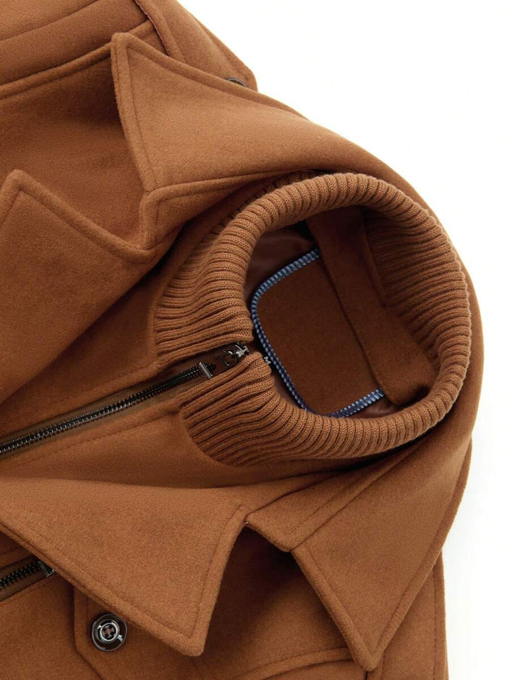 Mens Slim Wool Business Coat