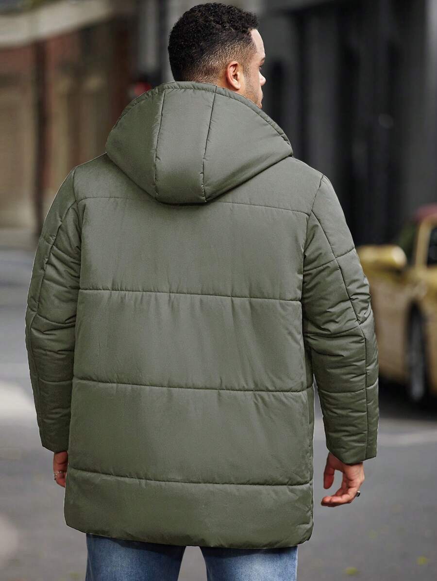 Unisex Padded Jacket with Hooded Design