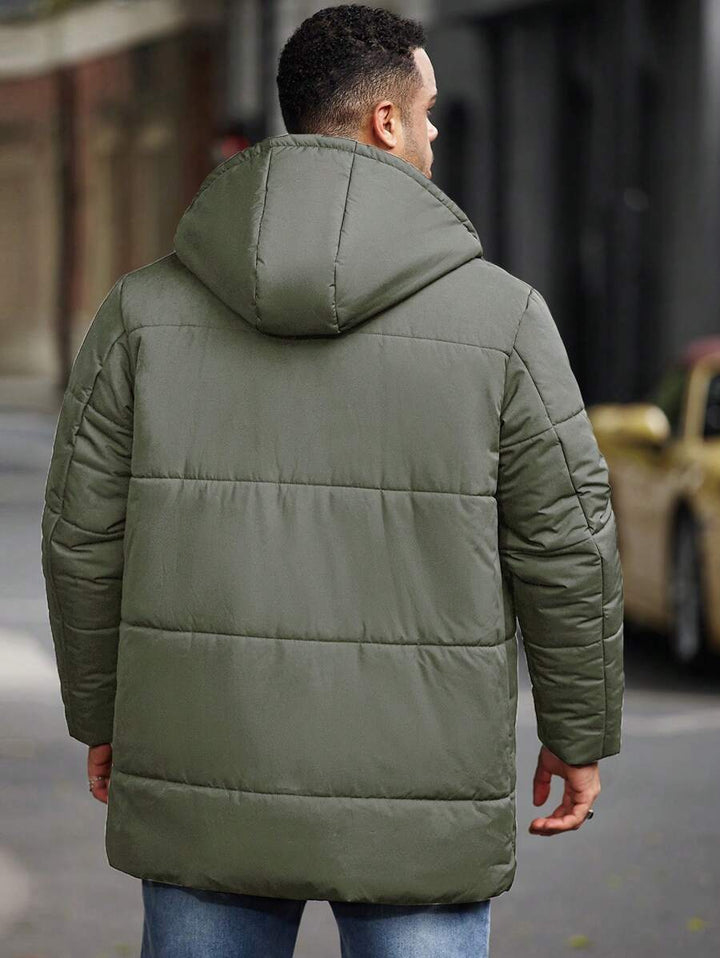 Unisex Padded Jacket with Hooded Design
