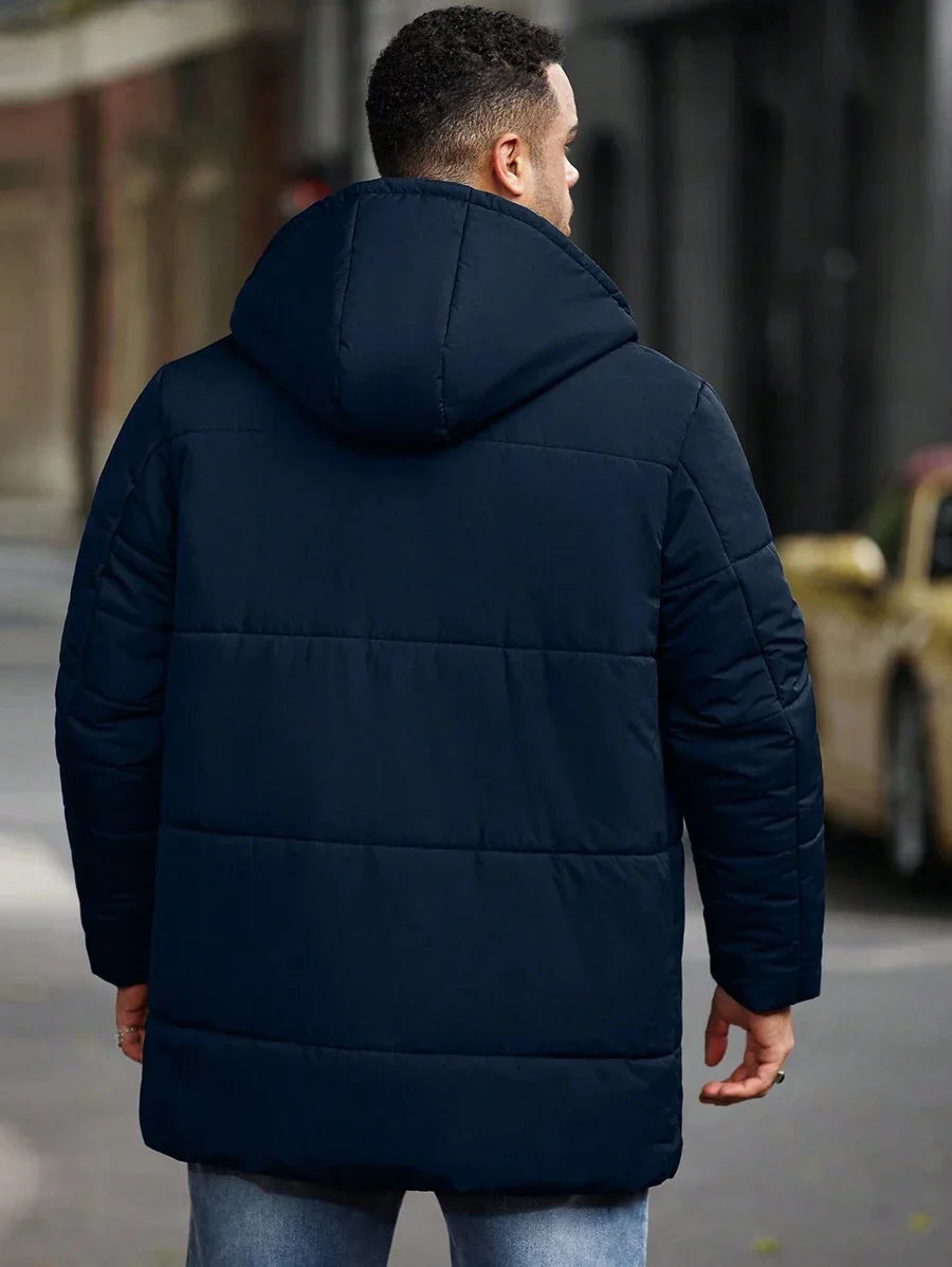 Unisex Padded Jacket with Hooded Design