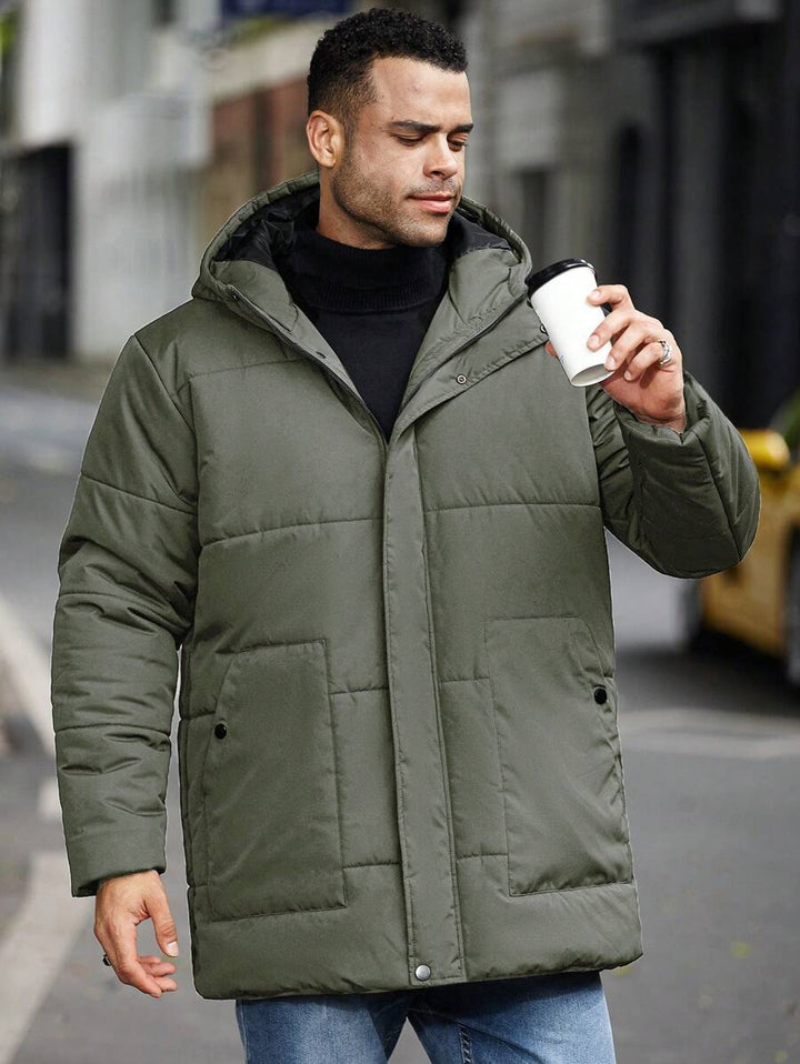Unisex Padded Jacket with Hooded Design