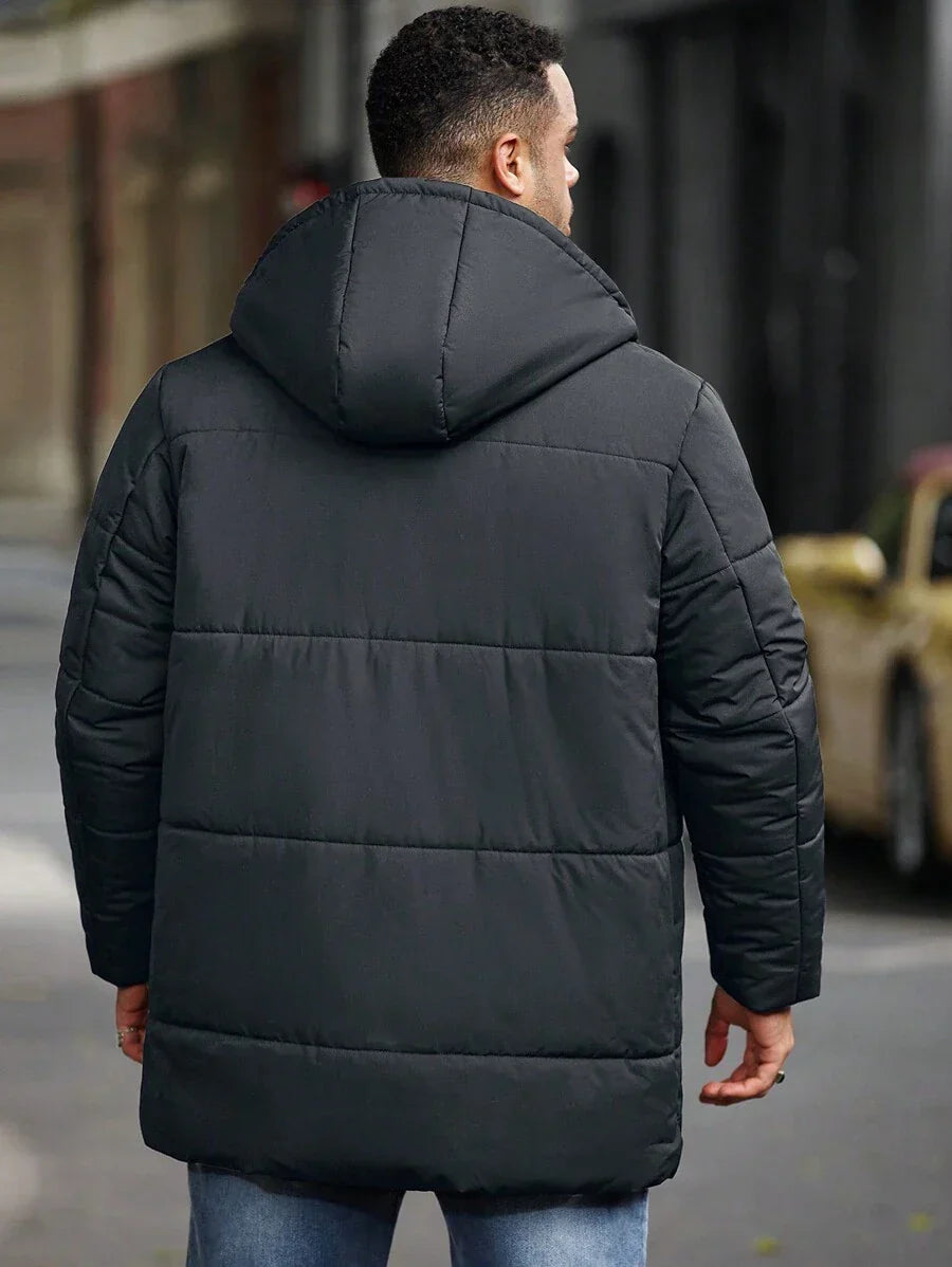 Unisex Padded Jacket with Hooded Design