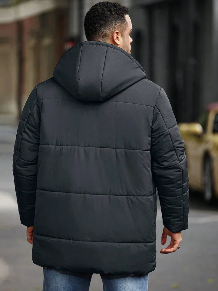 Unisex Padded Jacket with Hooded Design